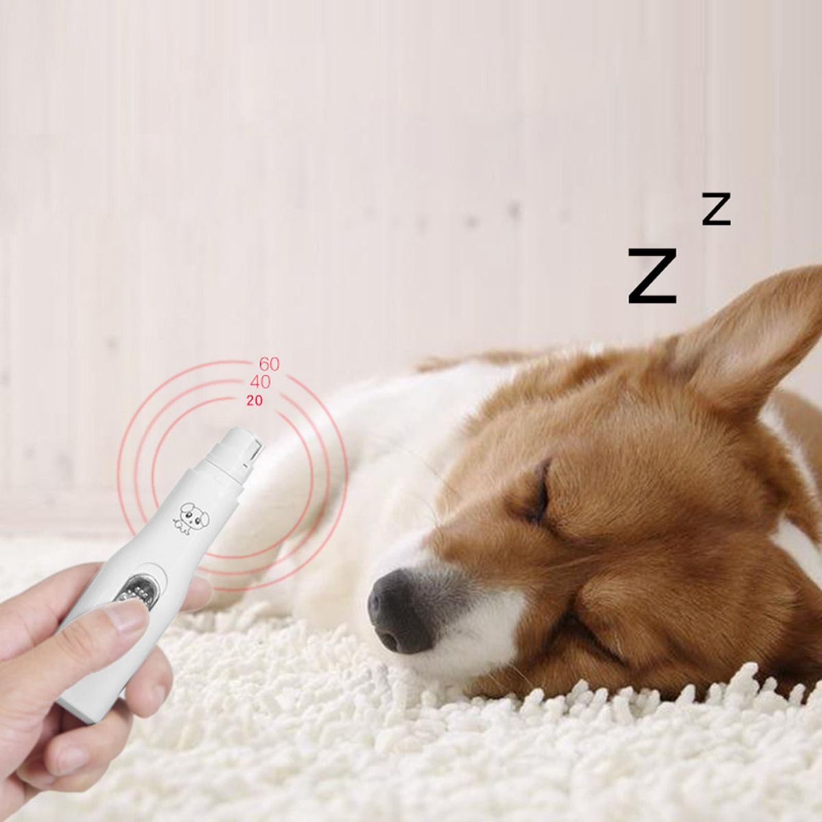 Electric Dog Cat Nail Grinder Paws Grooming Claw Care For Small Pet