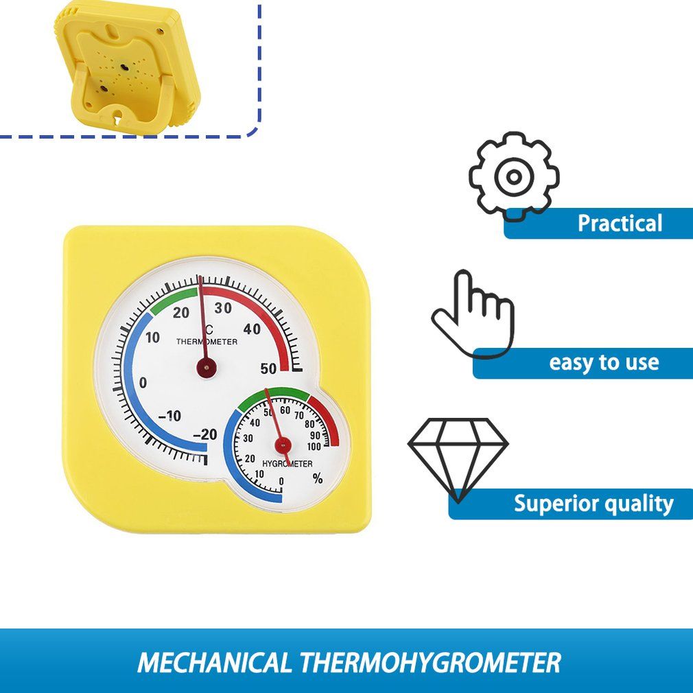 OR WS-A7 Mechanical Hygrometer Indoor Outdoor Wet Humidity Thermometer