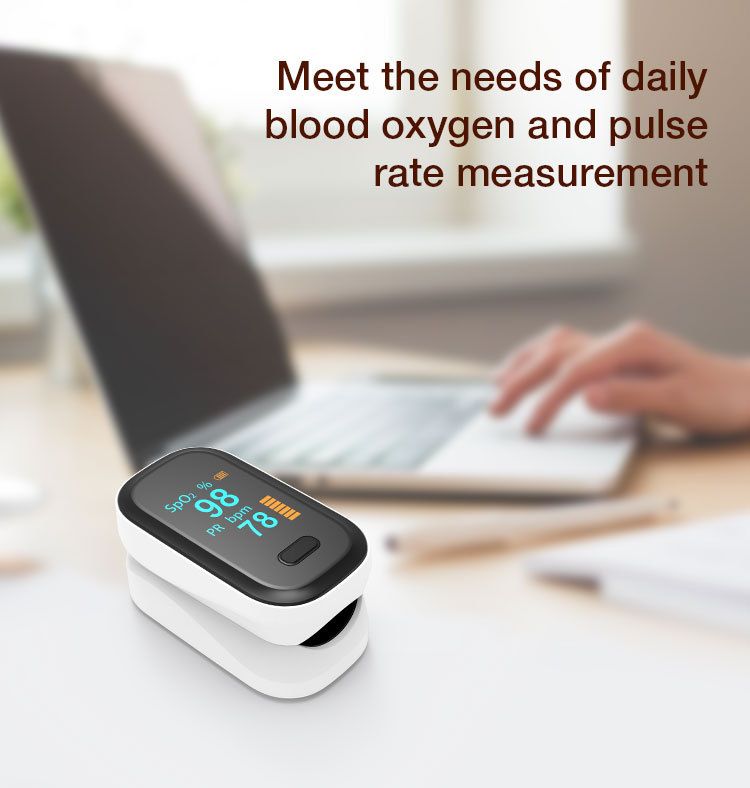 BOXYM OFit-2 Finger-Clamp Pulse Oximeter Medical Finger Blood Oxygen Saturometro Heart