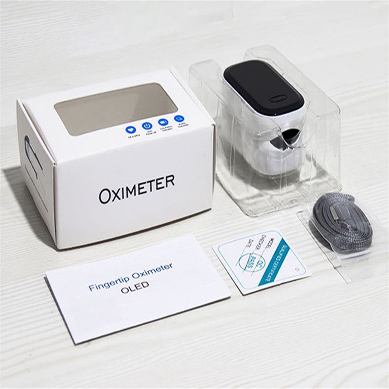 BOXYM OFit-2 Finger-Clamp Pulse Oximeter Medical Finger Blood Oxygen Saturometro Heart