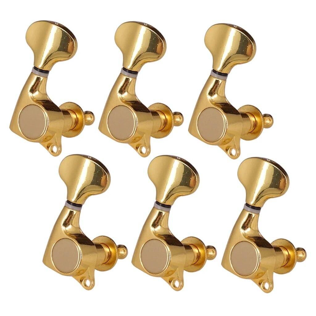 Golden Guitar Sealed Tuners Machine Heads Tuning Peg Sealed 6R Guitar Parts
