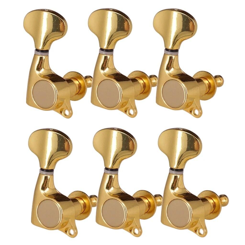 Golden Guitar Sealed Tuners Machine Heads Tuning Peg Sealed 6R Guitar Parts