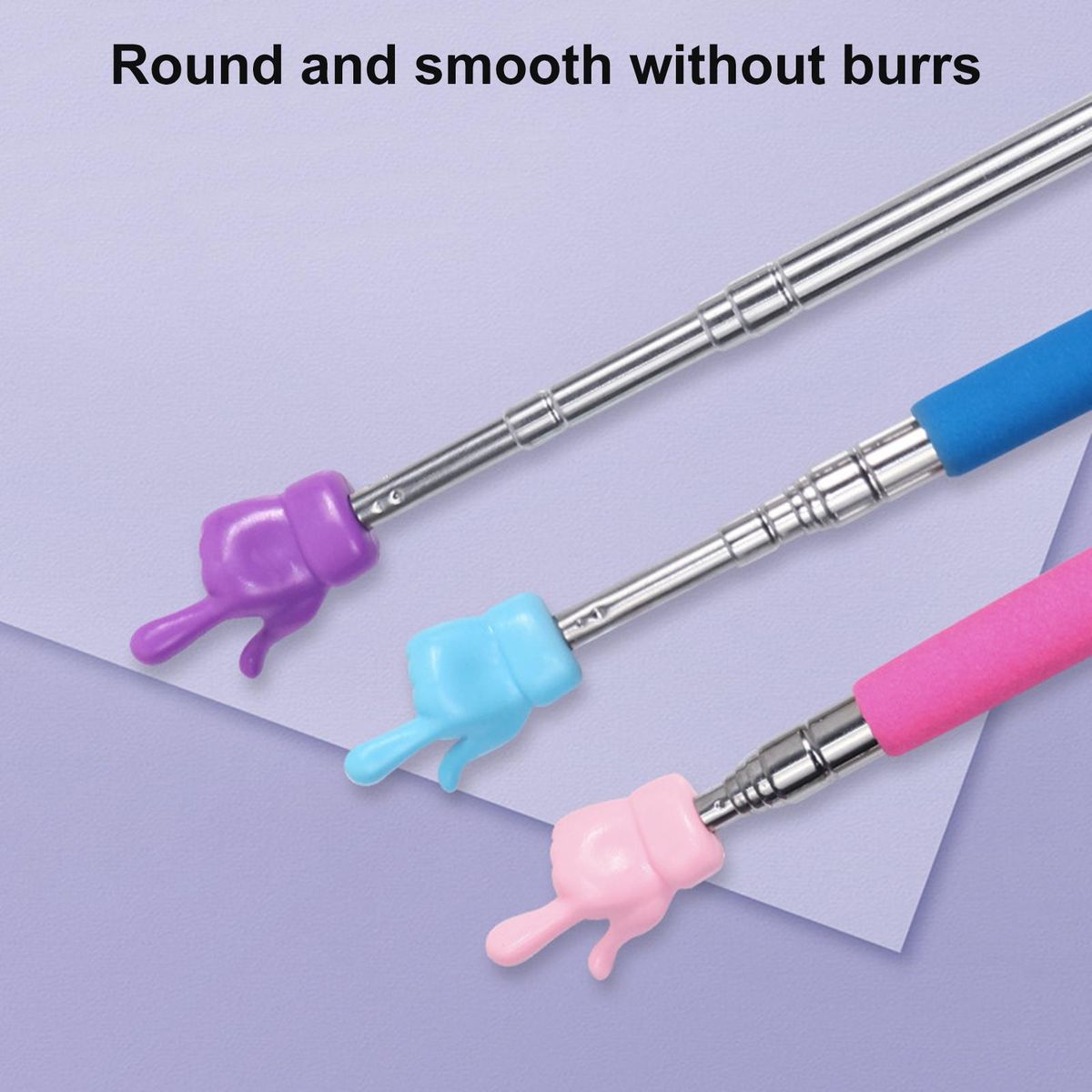4Pcs Classroom Pointers Telescopic Teachers Pointer Sticks B