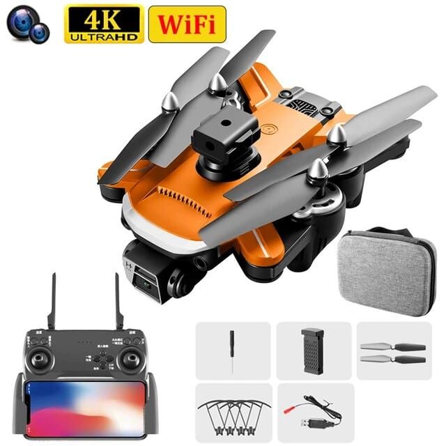 2022 S97 Obstacle Avoidance WiFi Drone Dual Camera 4K HD Fpv Drone With Extra Battery
