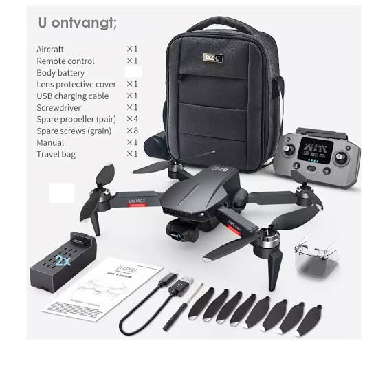 L106 Pro 3 5G WIFI GPS 1.5km 4K HD Dual Camera Obstacle Avoidance Professional Drone 2 Batteries