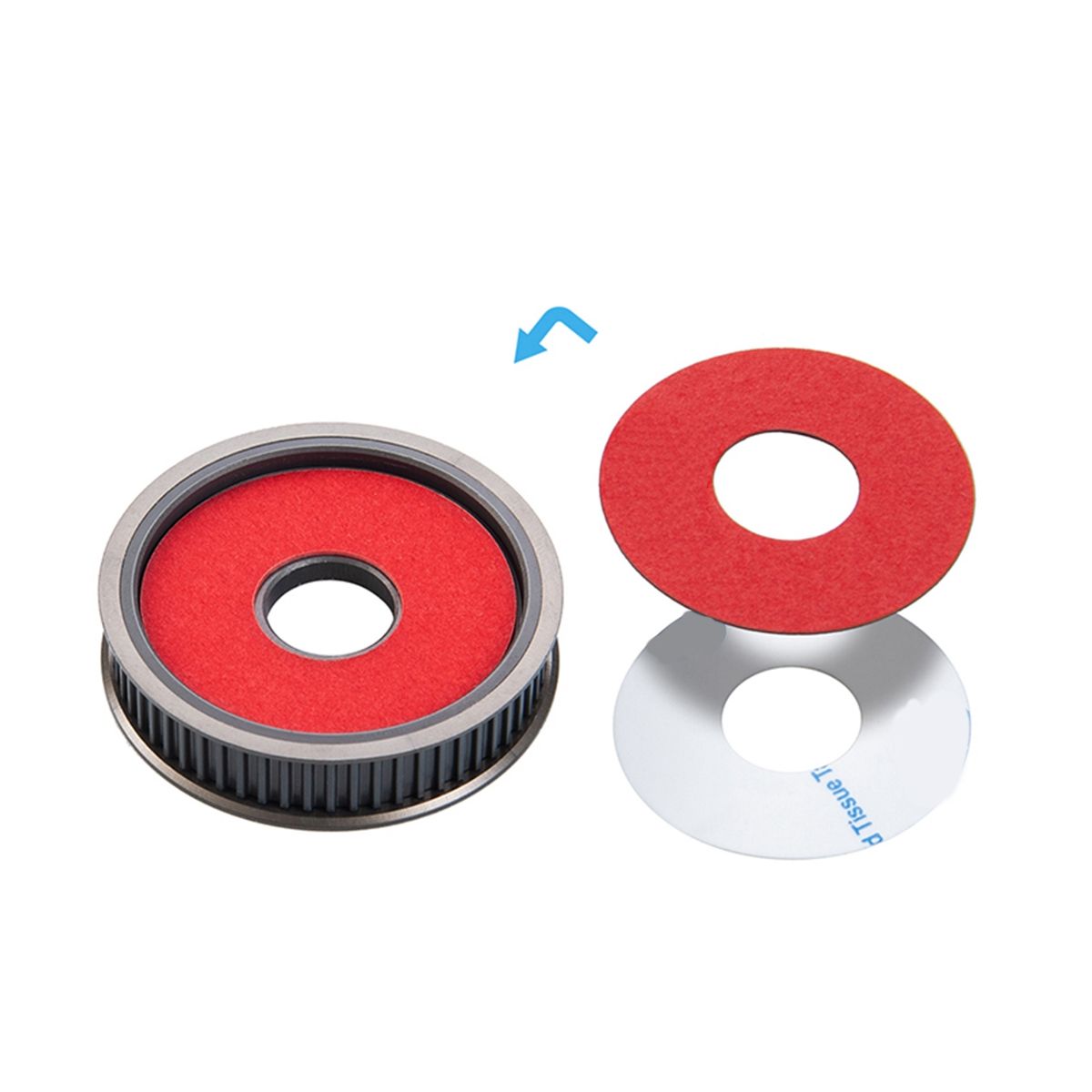 Motor Gear Belt Drive Transmission Gears System for 1/10