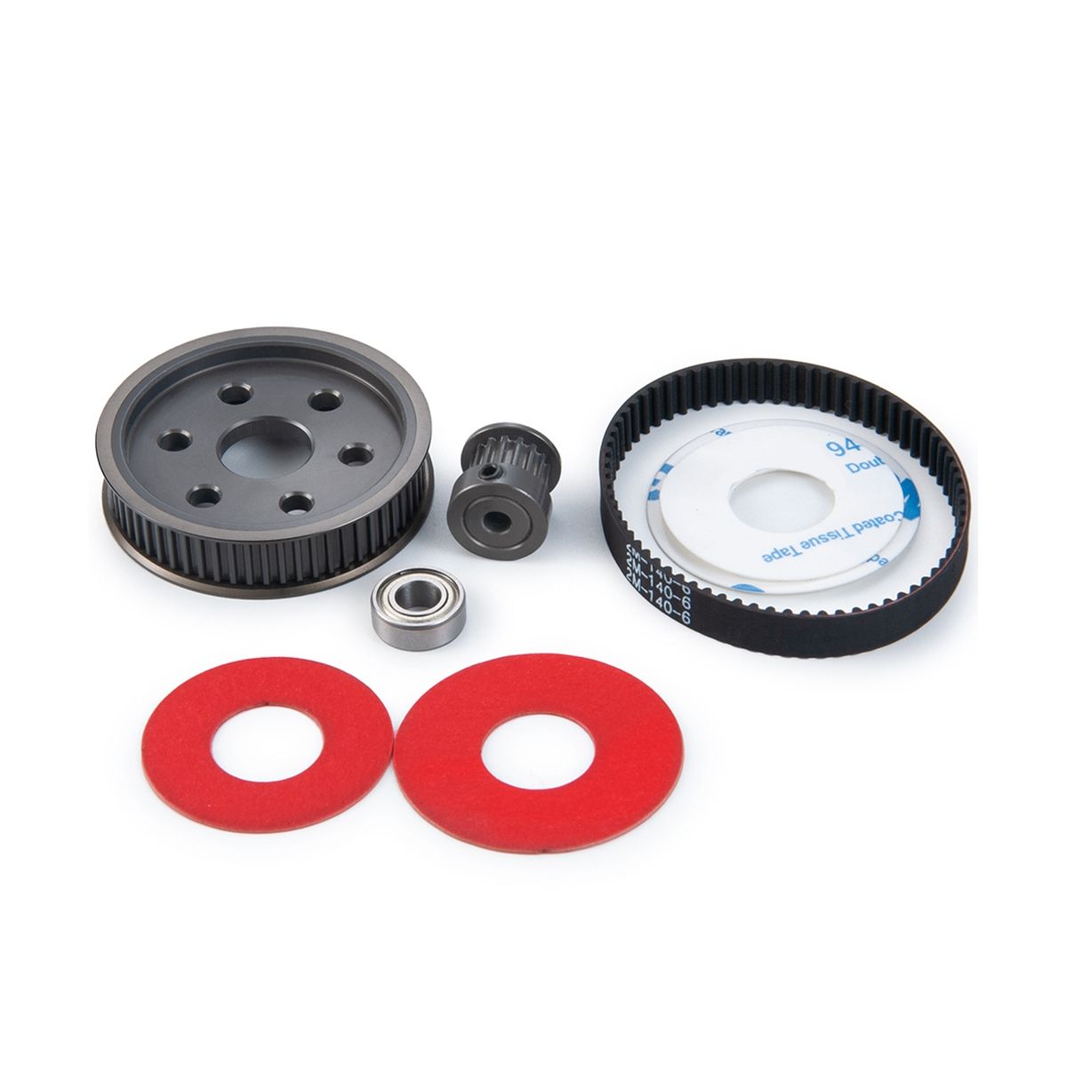 Motor Gear Belt Drive Transmission Gears System for 1/10
