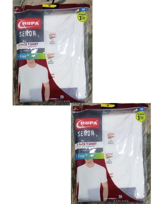 Senor Men 3 In 1 T-Shirt 2 Pack (6 Pieces)