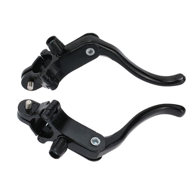 1 Pair Aluminium Alloy Mountain Road Bicycle Bike-Black
