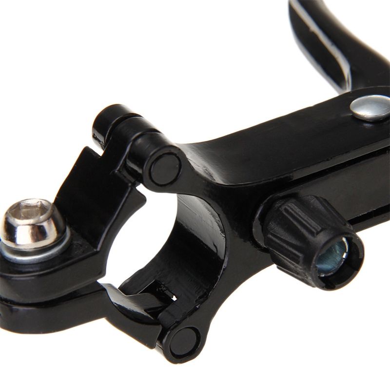 1 Pair Aluminium Alloy Mountain Road Bicycle Bike-Black