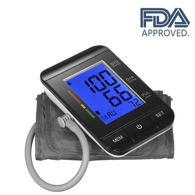 AlphagoMed LCD Upper Arm  Monitor With Cuff Digital