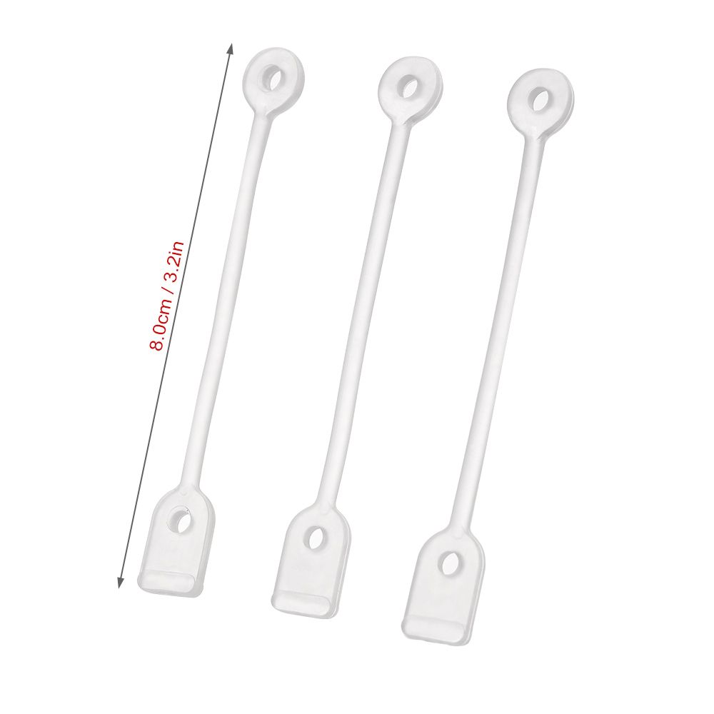 50pcs Salon Cold Wave Rods Rubber Band Replacements Reusable