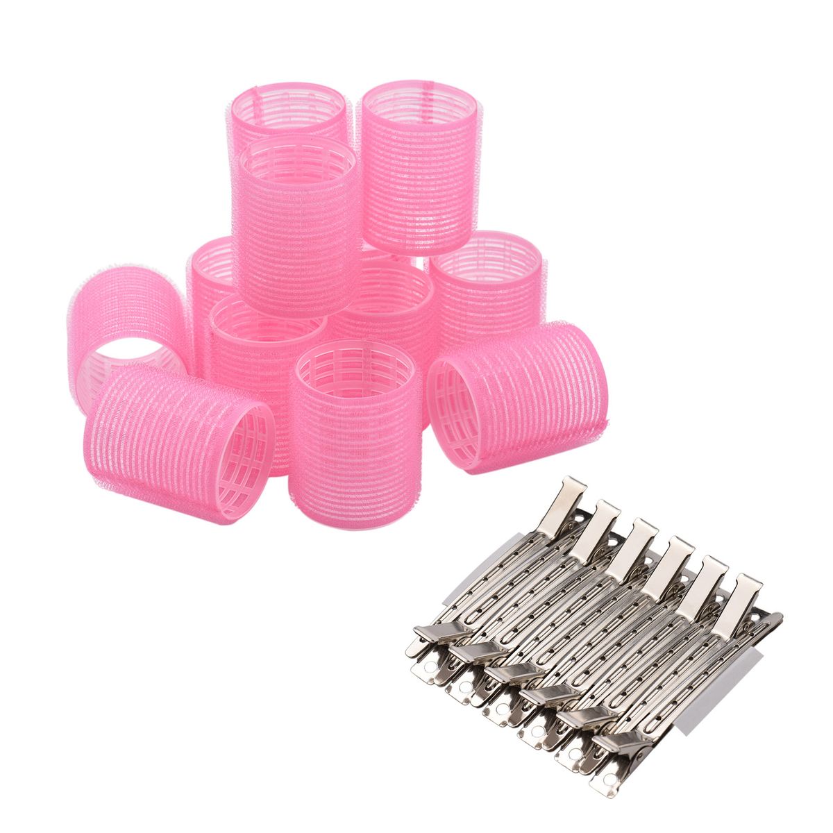 12PCS Hair Rollers Set Self Grip Holding Rollers With 12PCS
