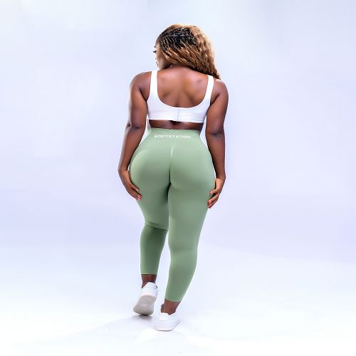 Aisha Contour Leggings - Green