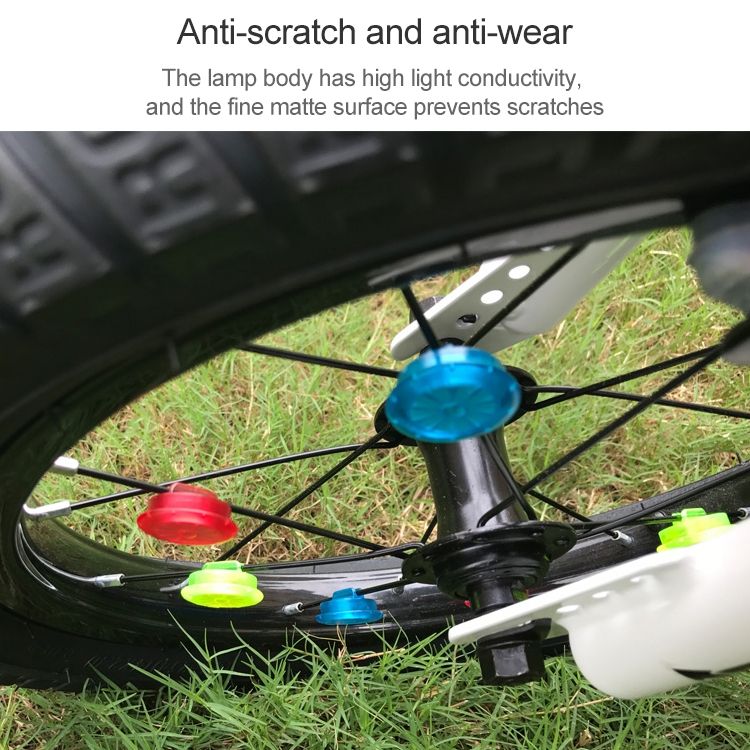 10 PCS Children Balance Car Night Riding Safety Light-emitting Clip Lights (Blue)