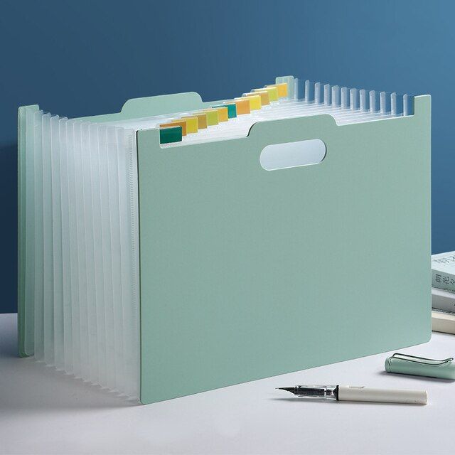 Large Capacity Expanding File Folder