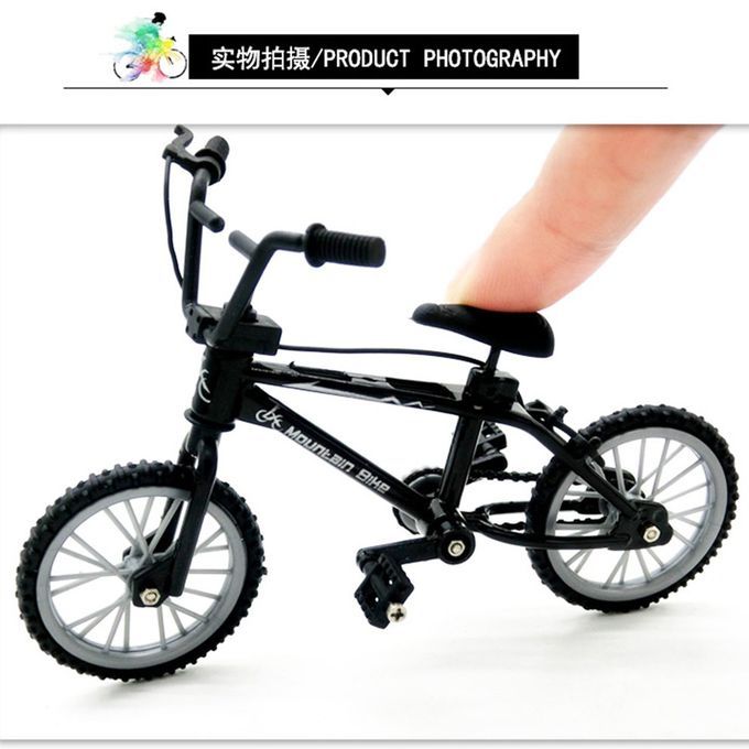 Alloy Finger BMX Fun Tional Kids Bi Y Le Modle Finger Bike Toys Gift-black