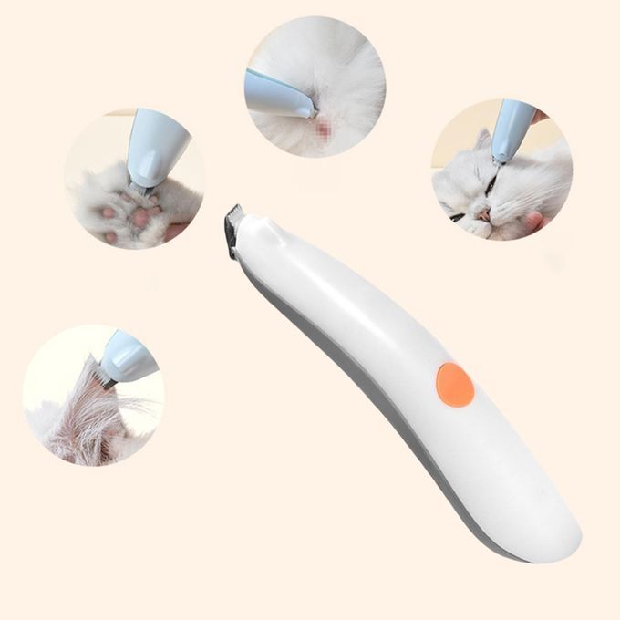 Pet Grooming  Kits Low Noise Dog And Cat Rechargeable Grey