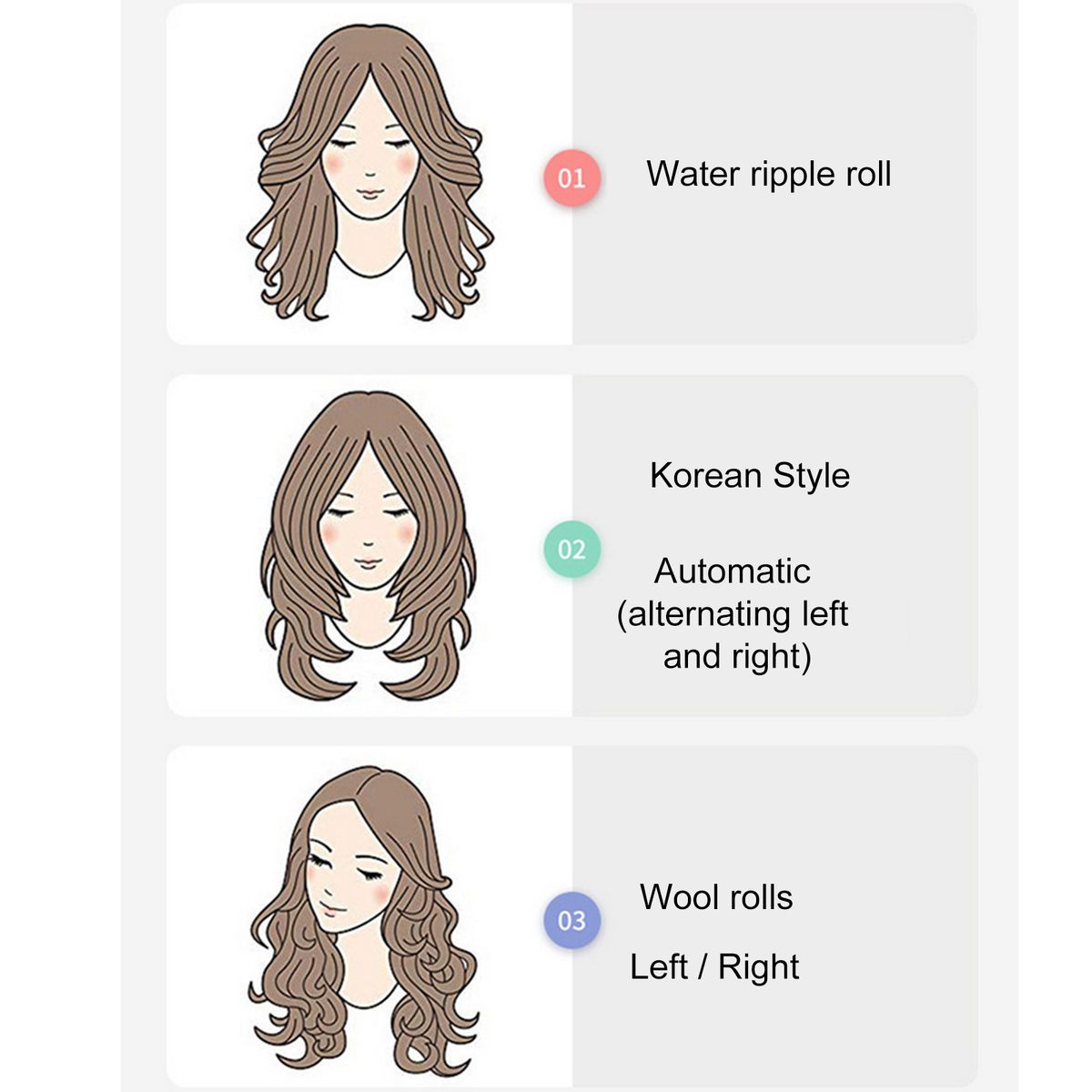 Electric Curling Iron Wireless Curling Iron Fully
