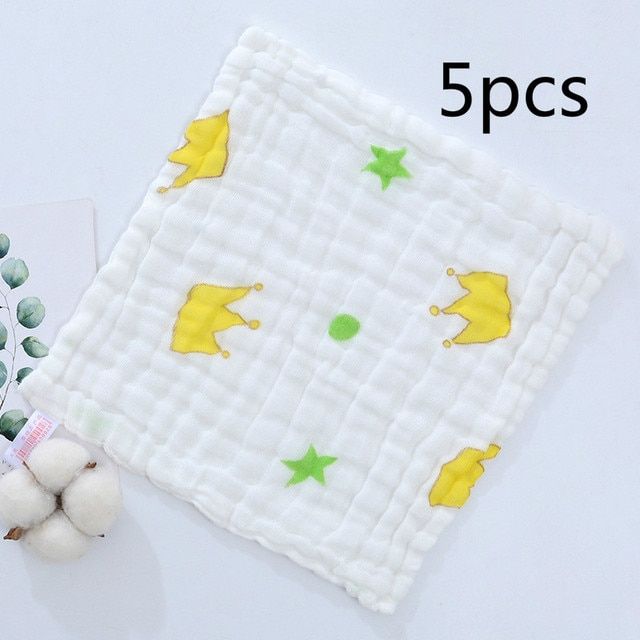 6layers Handkerchief Bathing Feeding Face Washcloth Wipe