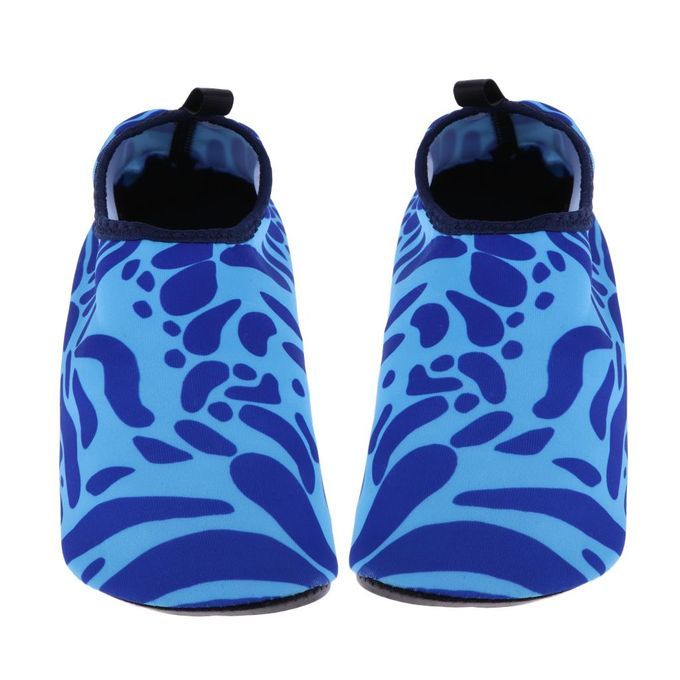 Sports Unisex Barefoot Water Skin Shoes  Socks Beach Blue XS 32-33