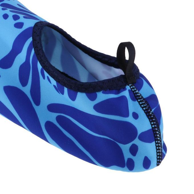 Sports Unisex Barefoot Water Skin Shoes  Socks Beach Blue XS 32-33