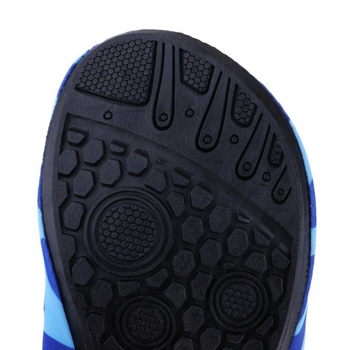 Sports Unisex Barefoot Water Skin Shoes  Socks Beach Blue XS 32-33