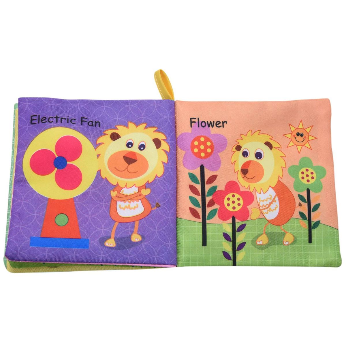 Cute Fruit Style Baby Toys Infant Kids Early Education soft Cloth Books Learning Education Unfolding Activity Books shape