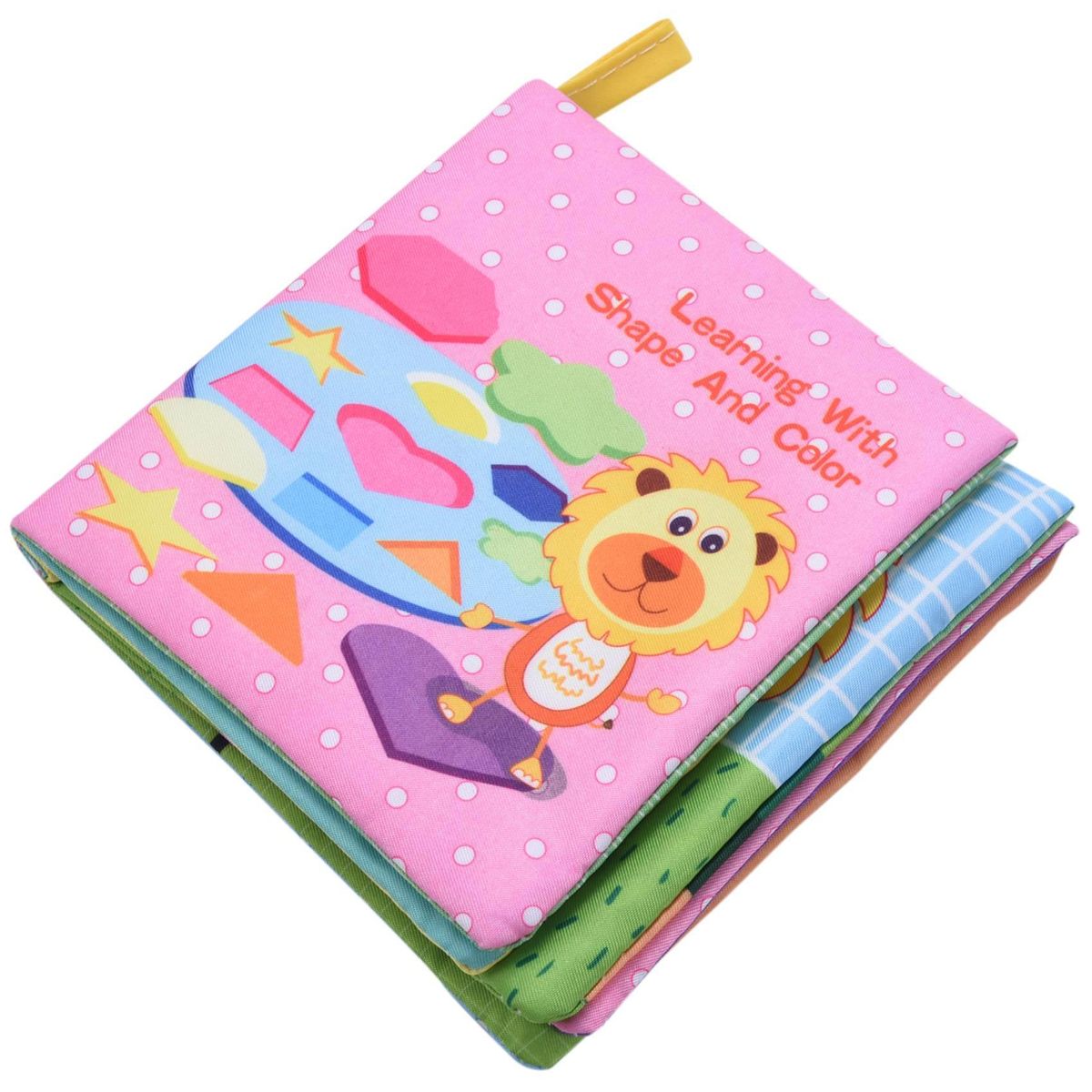 Cute Fruit Style Baby Toys Infant Kids Early Education soft Cloth Books Learning Education Unfolding Activity Books shape