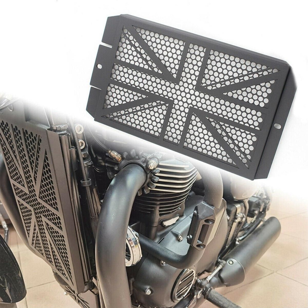 Motorcycle Radiator Grille Cover Radiator Protection for Bonneville T100 T120 Street Scrambler