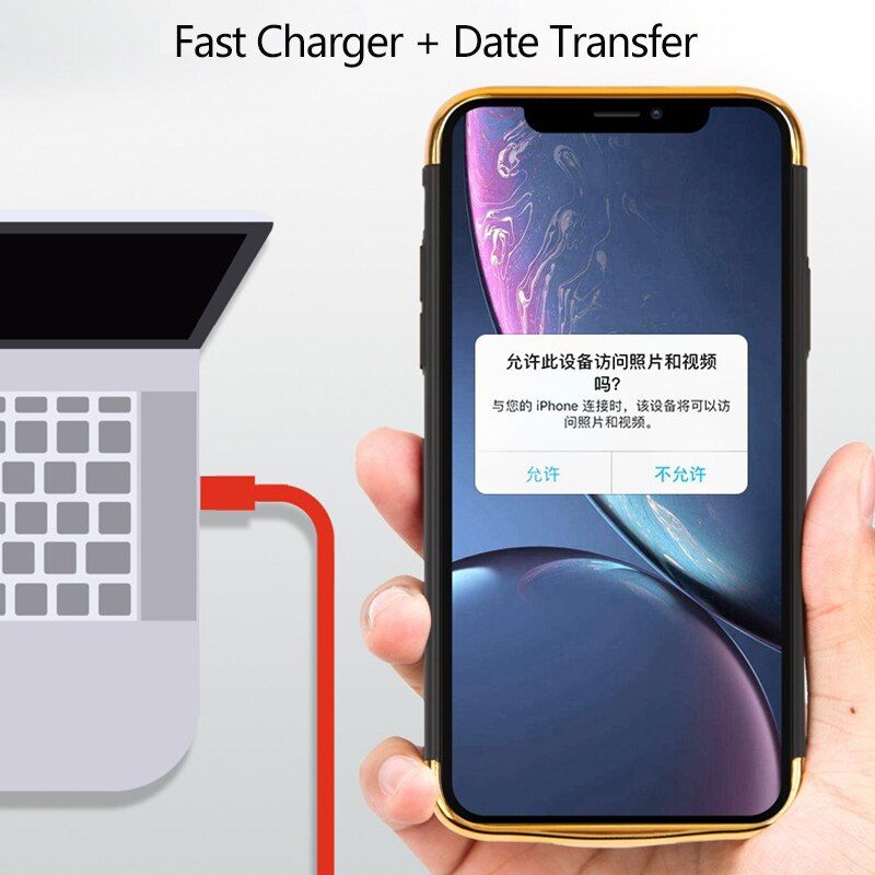 5500mah External Phone Charger Case For Iphone X Xs 6000mah
