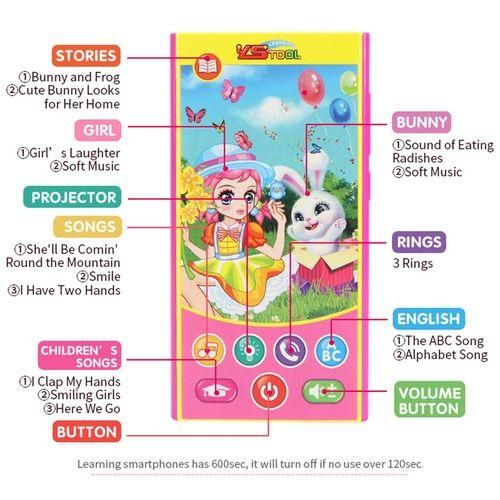 Children Baby Phone Kids Smart Screen Mobile Phone Toy