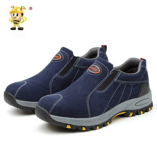 Men Safety Boots Breathable Steel Toe Cap Work Shoes