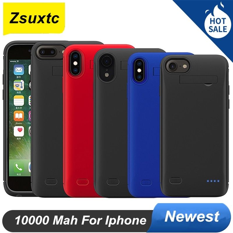 10000mah Power Case For Iphone 6 6s 7 8 Plus X Xs Xr Xs Max