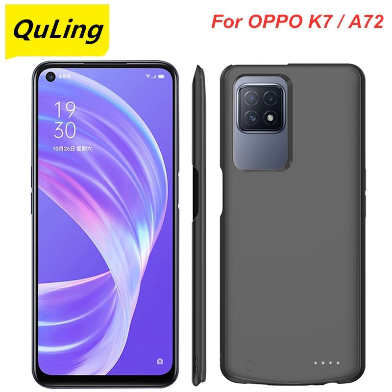 Quling 10000 Mah For Oppo A72 K7 Case Charger Bank Power K7