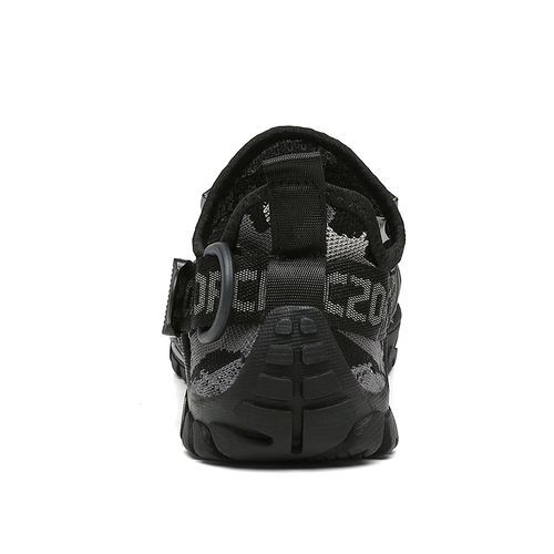 Cool Hiking Shoes Men Sneakers Climbing Mountain EUR Size 36-47 Unisex Slip On Breathable Mesh Combat Desert Training Sneakers Couple Outdoor Trekking Shoes Male Camping Sneakers Non-Slip Quick-dry Water Shoes Grey