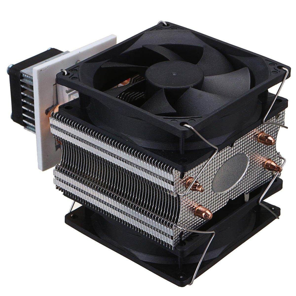 12V 72W Peltier Refrigeration Cooling System Kit Cooler Fan DIY