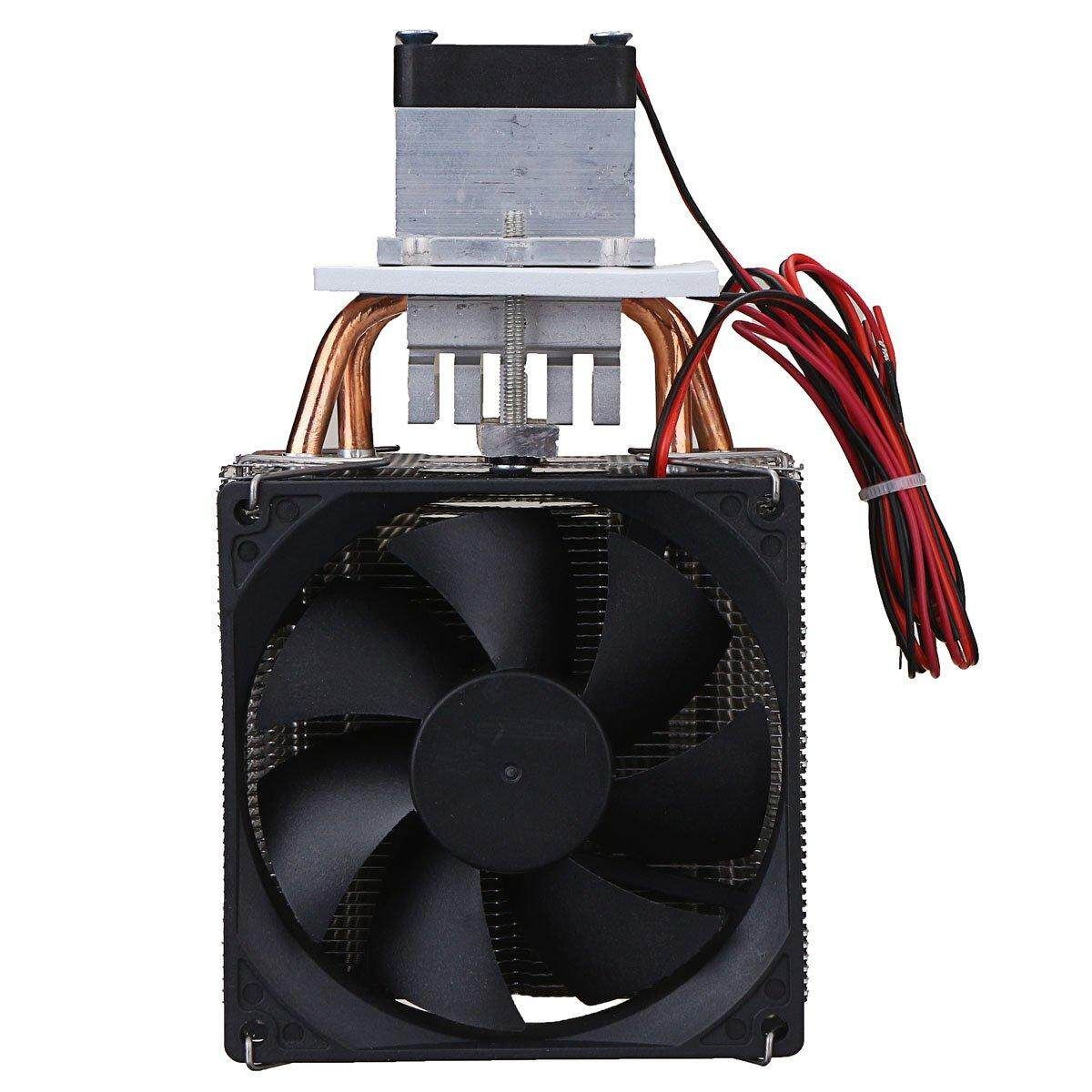 12V 72W Peltier Refrigeration Cooling System Kit Cooler Fan DIY