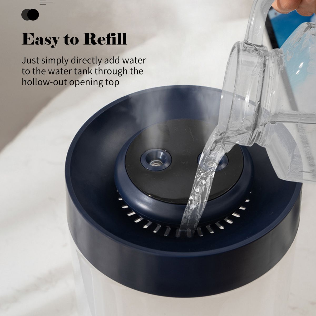 Mist Humidifier Diffuser With 7-Color Night Light 4.2L Large