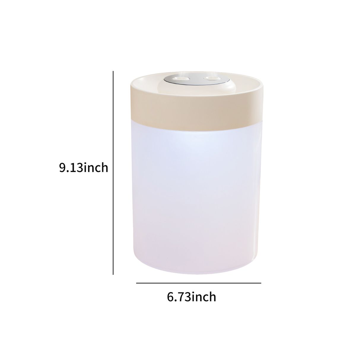 Mist Humidifier Diffuser With 7-Color Night Light 4.2L Large