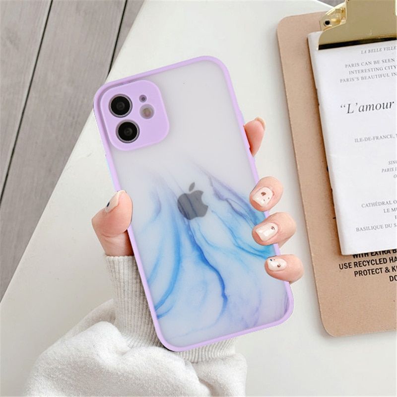 For IPhone 12 Case Soft TPU Camera Protective Cover