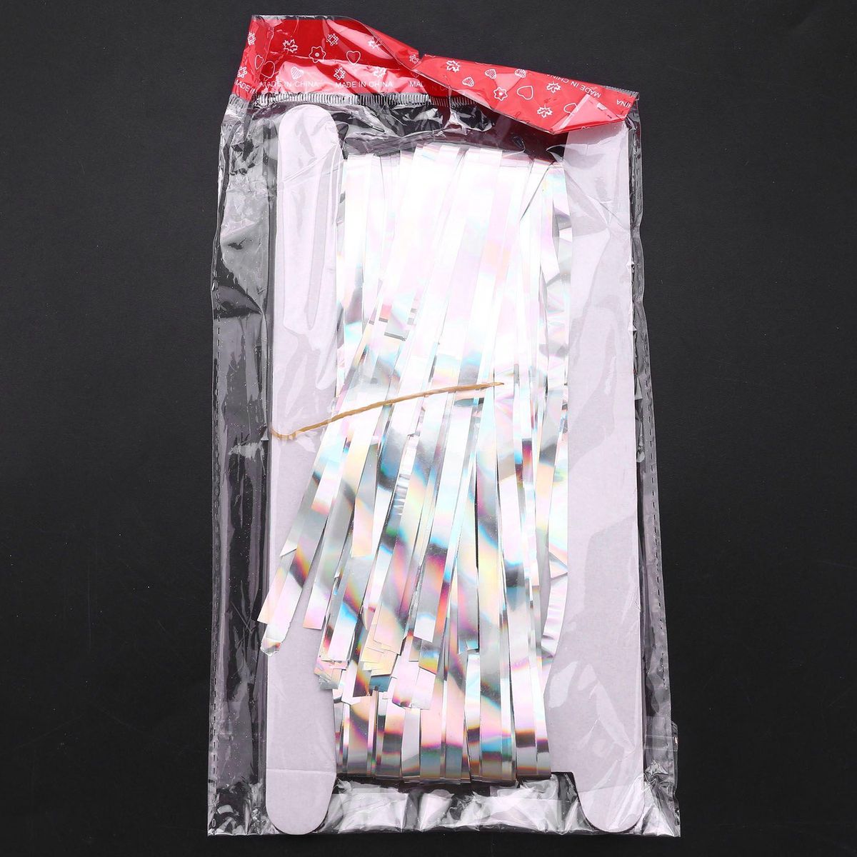 8 Pack Fringe Curtains Metallic Curtains for Birthday Weddin
