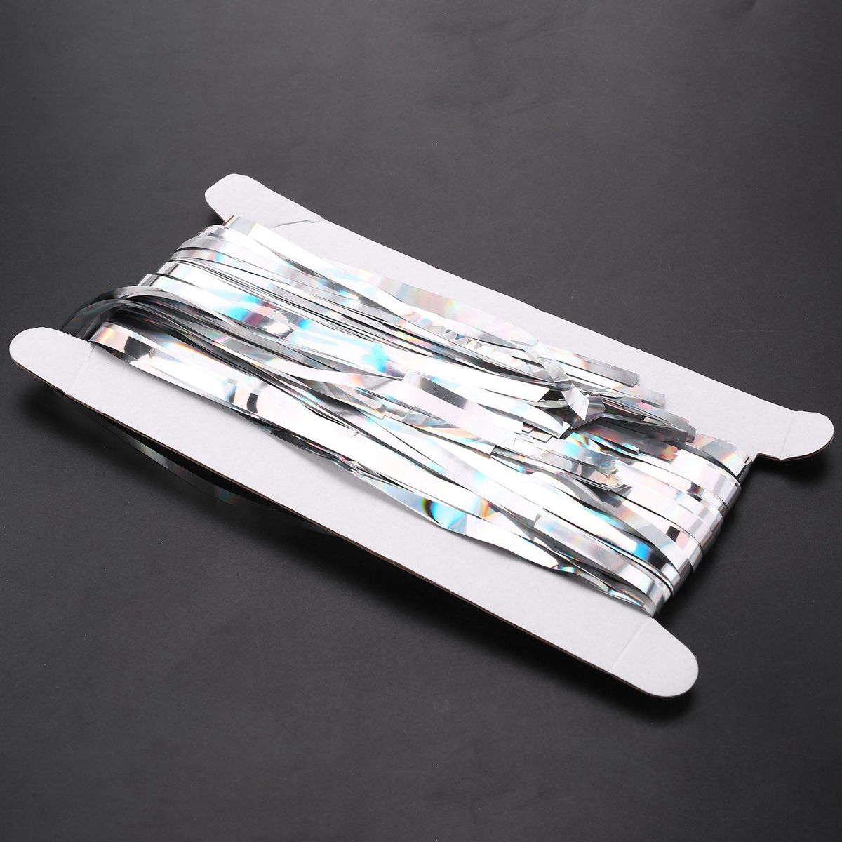 8 Pack Fringe Curtains Metallic Curtains for Birthday Weddin