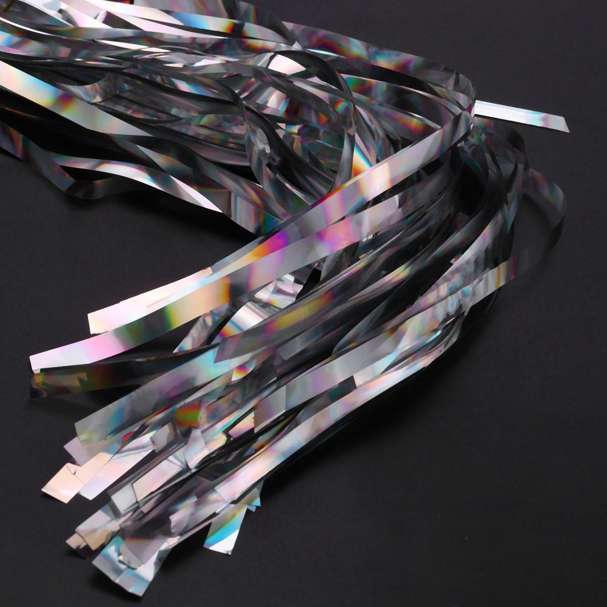 8 Pack Fringe Curtains Metallic Curtains for Birthday Weddin