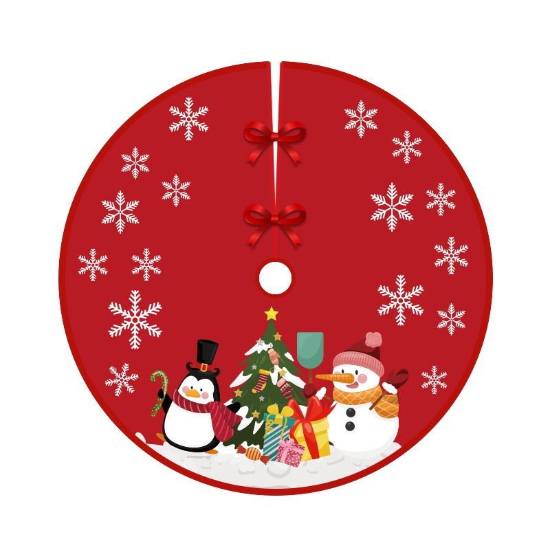 Christmas Tree Skirt Carpet Tree Bottom Cover Cloth Mat(015)