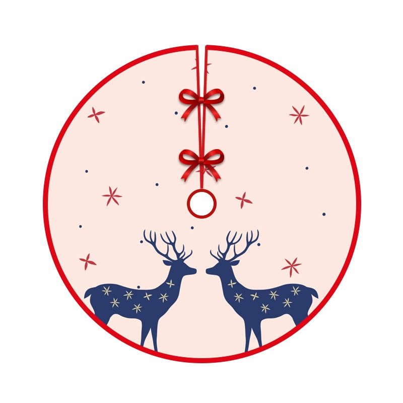 Christmas Tree Skirt Carpet Tree Bottom Cover Cloth Mat(025)