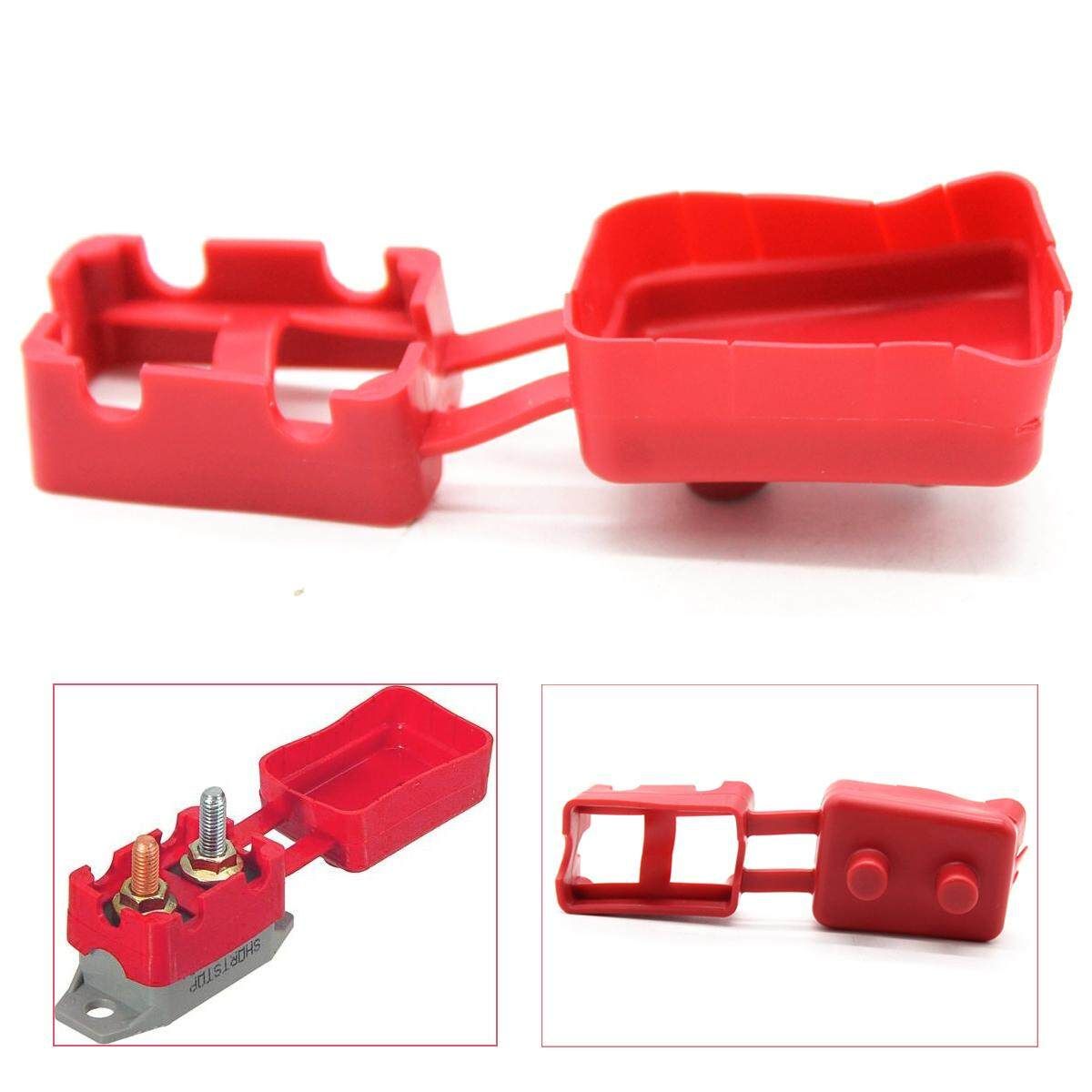 30 40 50 AMP Stud Reset Circuit Breaker Fuse Car Truck Insulated Protector Cover