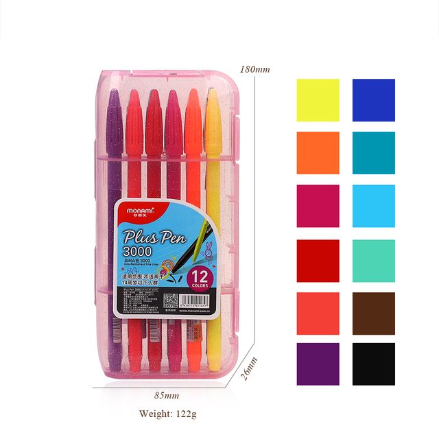 Jianwu Monami 3000 Puls 48 Colors/box Watercolor Pen Set