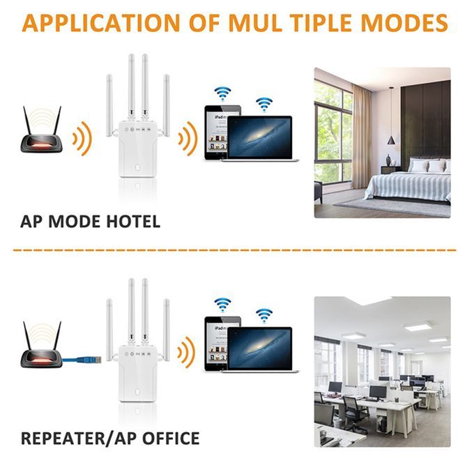 Dual Band 24  5GHz Wifi Repeater  Router Wireless Extender Signal