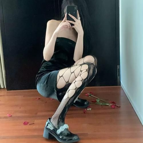 GothicTights Women Leggings Hollowed Out Mesh Stockings 6133